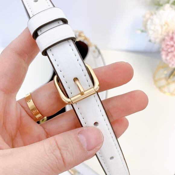 Coach CA582 Mollie Bucket Bag 22 In Signature Canvas In Gold/Chalk/Glacierwhite - Picture 8 of 8